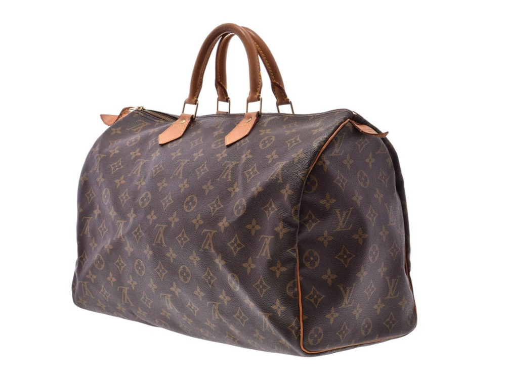 Louis Vuitton Monogram Brown Handbag Speedy Brown